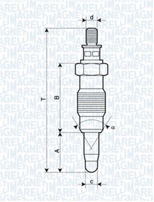 MAGNETI MARELLI Hehkutulppa 062900008304